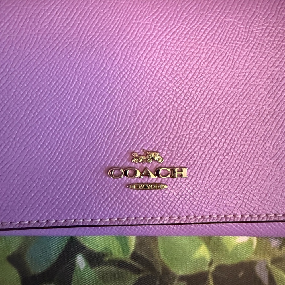 Coach Purple Women's Wristlet - Picture 3 of 10